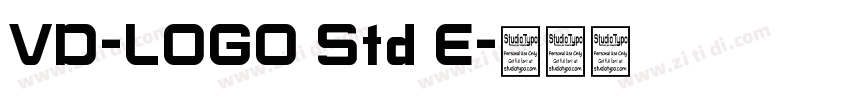 VD-LOGO Std E字体转换